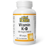 Vitamin D + K2 - 60 softgels